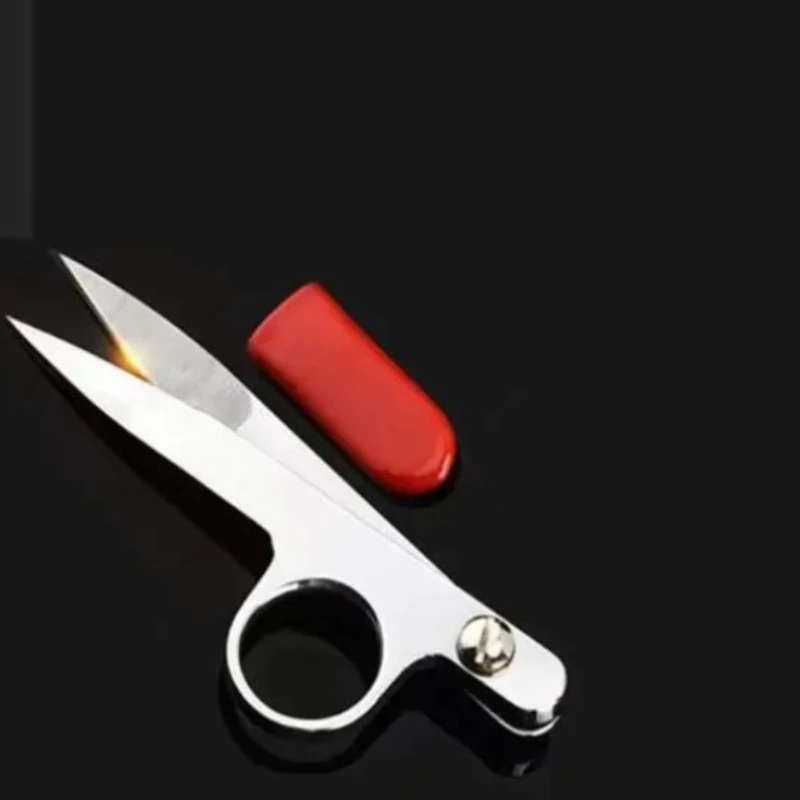 Sewing Scissors Professional Stainless Steel Fabric Thread Embroidery Scissors Ceramic Blades Yarn Shears Multi-Purpose