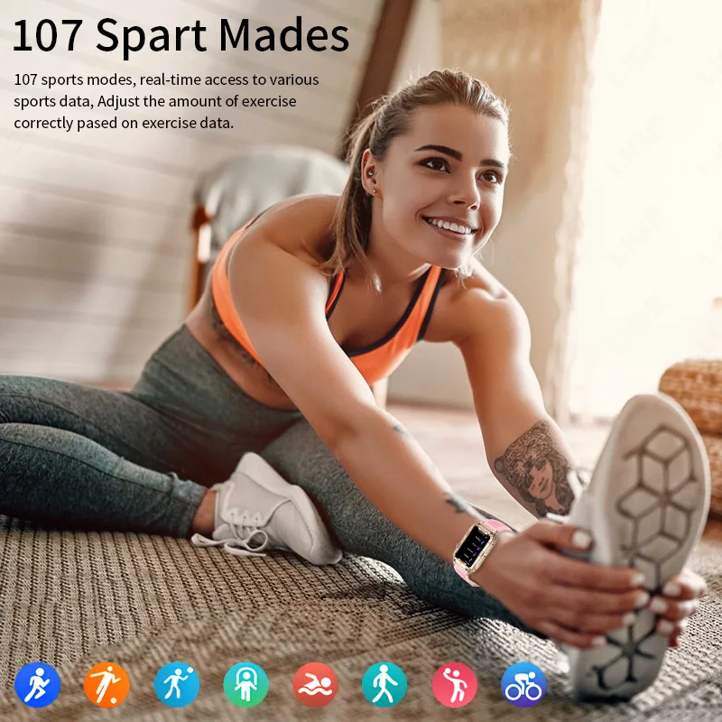 LIGE ο Ʈ ð  ȵ̵忡   ǰ  IOS ƮϽ ð  ȭ IP68   Smartwatch