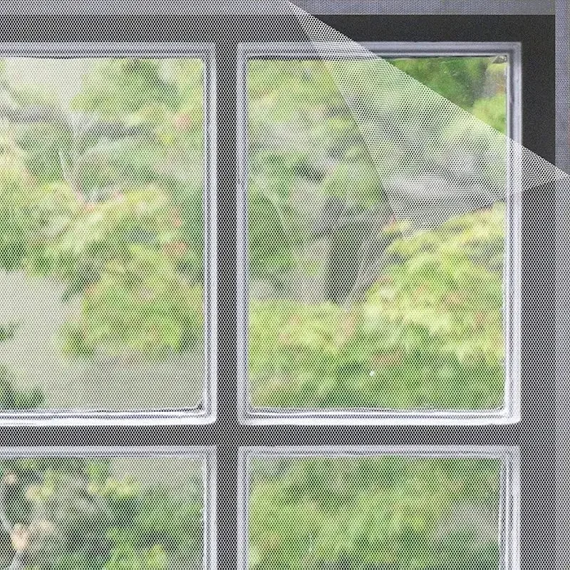 Window Screen Curtain DIY Self-Adhesive Indoor Insect Fly Mosquito Netting Door Anti Bug Mesh