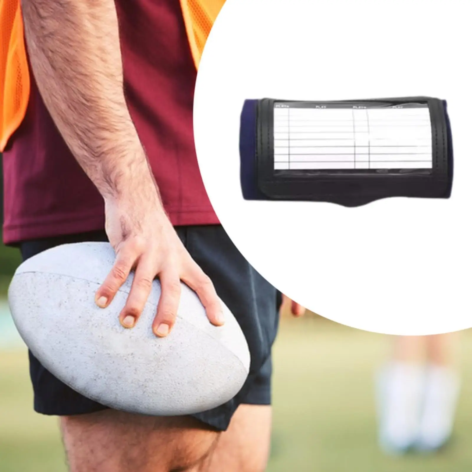 Wristband Playbook Wrist Holder Youth Basketball Football Wrist Playbook