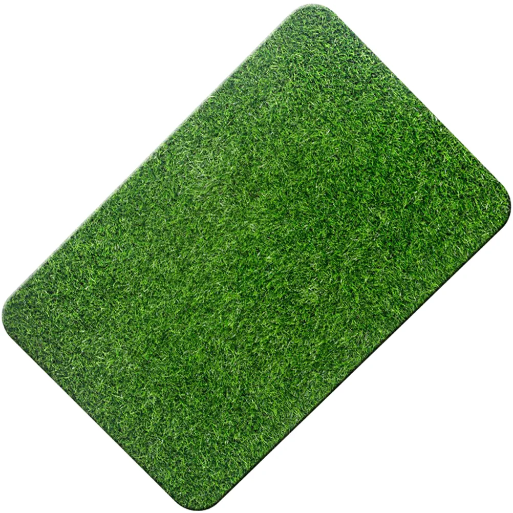 

Artificial Turf Door Mat Home Decoration Green Fake Grass Front Green Grass Carpet Outdoor Rug Mats Plastic Foot Welcome Mats