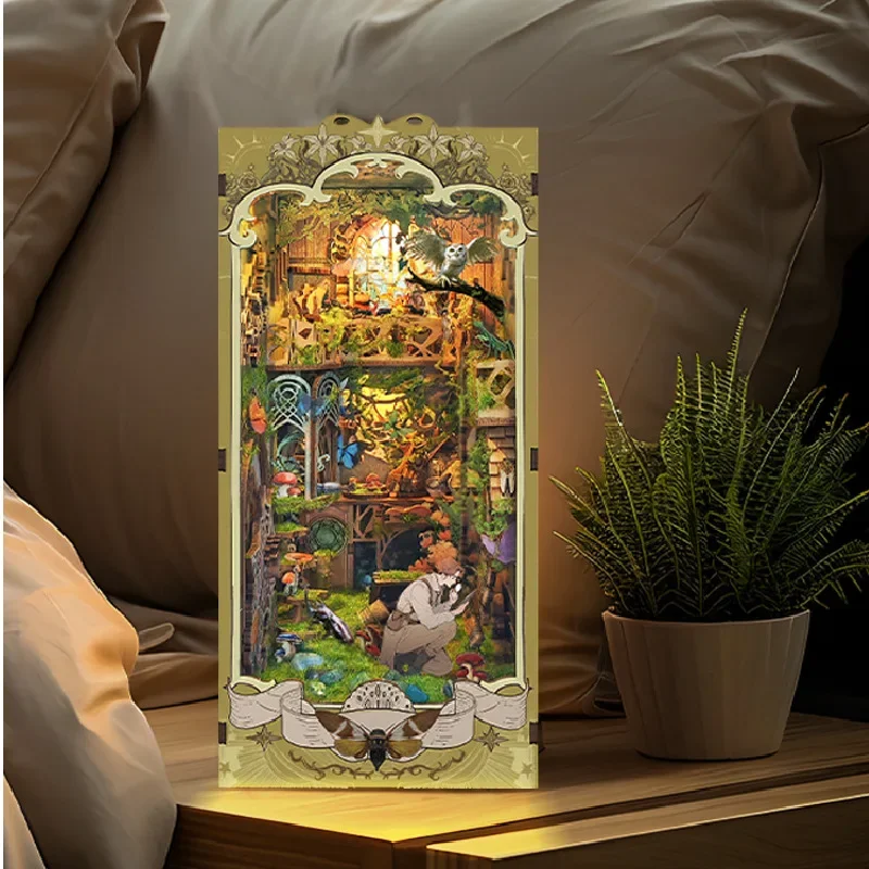 Booknook Insect Book Diy 3D Assembly Handmade Gifts Factory Cross-border Model Building Tool Sets