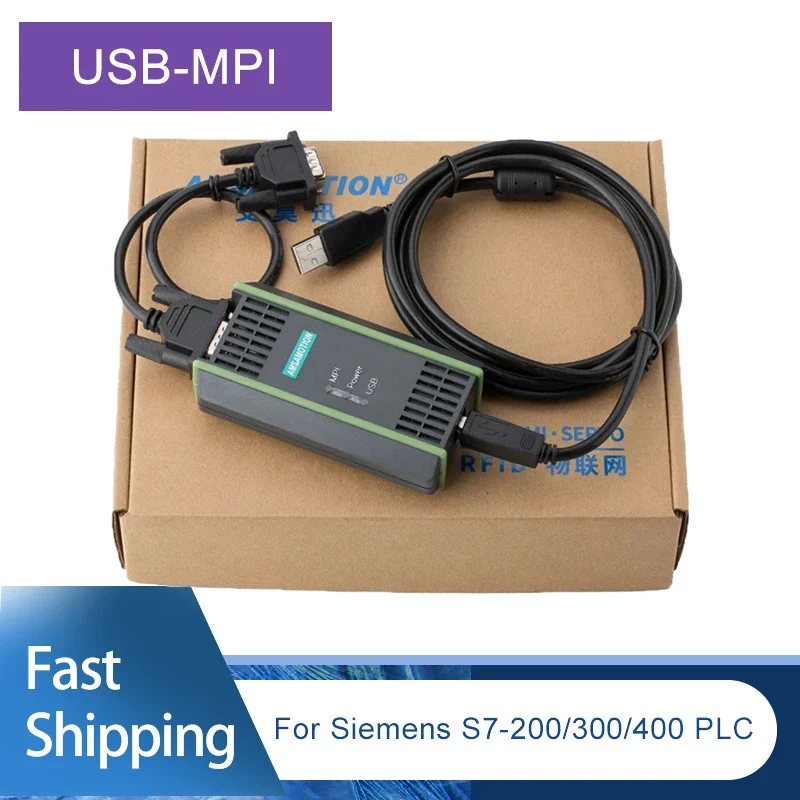 

USB-MPI 6ES7 972-0CB20-0XA0 For Siemens S7-200/300/400 PLC Programming Cable USB To MPI/DP/PPI PC Adapter RS485 0CB20 Programmer