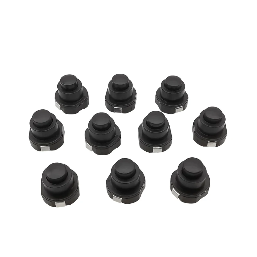 10Pcs-Flashlight-Torch-Part-Round-Push-Button-Switch-DC-30V-1A-10mm-x ...