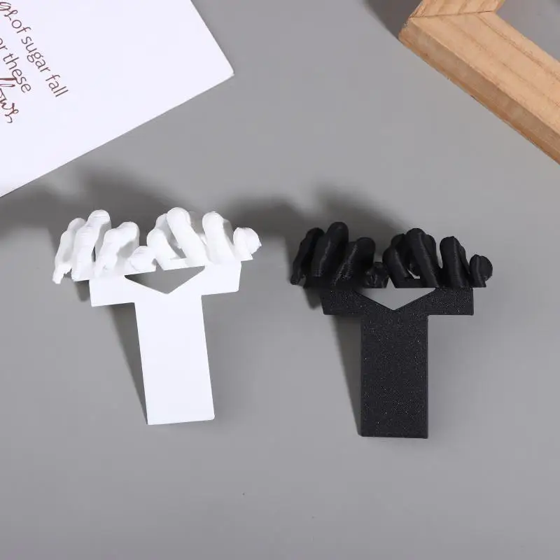 2개의 창의적인 북마크, 독특하고 개인화된 3D 프린팅 페이지 마크, 공포 분위기 디자인, 내구성 있는 소재