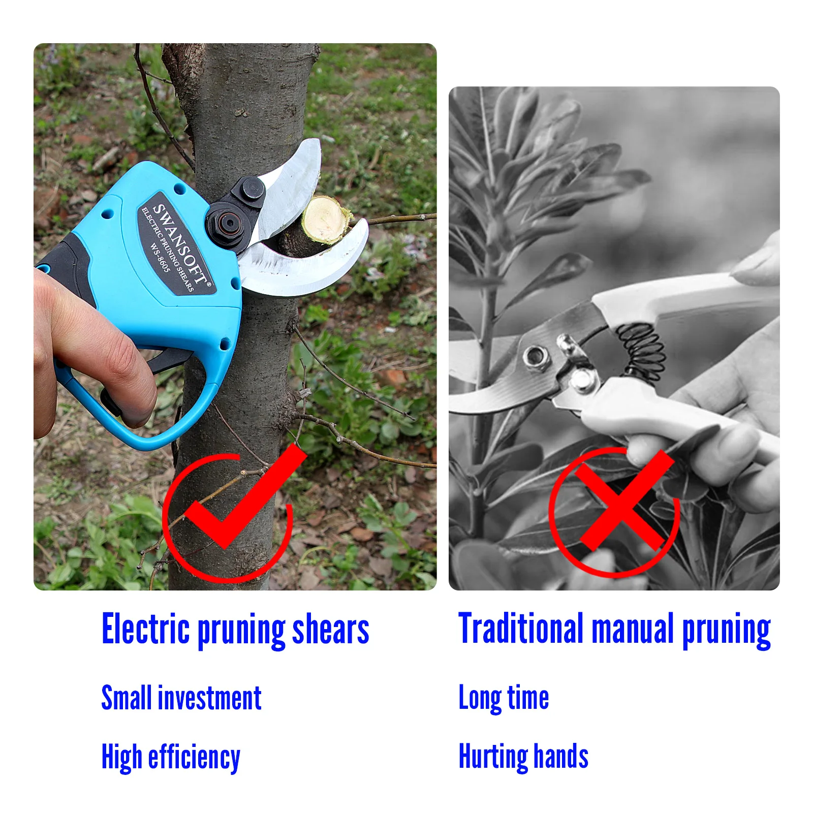 Tagliasiepi A Batteria 21V Tagliasiepi Elettrico Per Uso Domestico Sega Da Potatura Tagliasiepi Ricaricabile A Ricarica Rapida Per Giardino