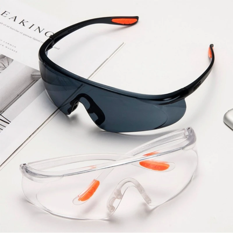 Óculos de segurança para adultos, Óculos de segurança para adultos, Óculos esportivos Science Lab Eye Protection Resistant Lens Anti-fog