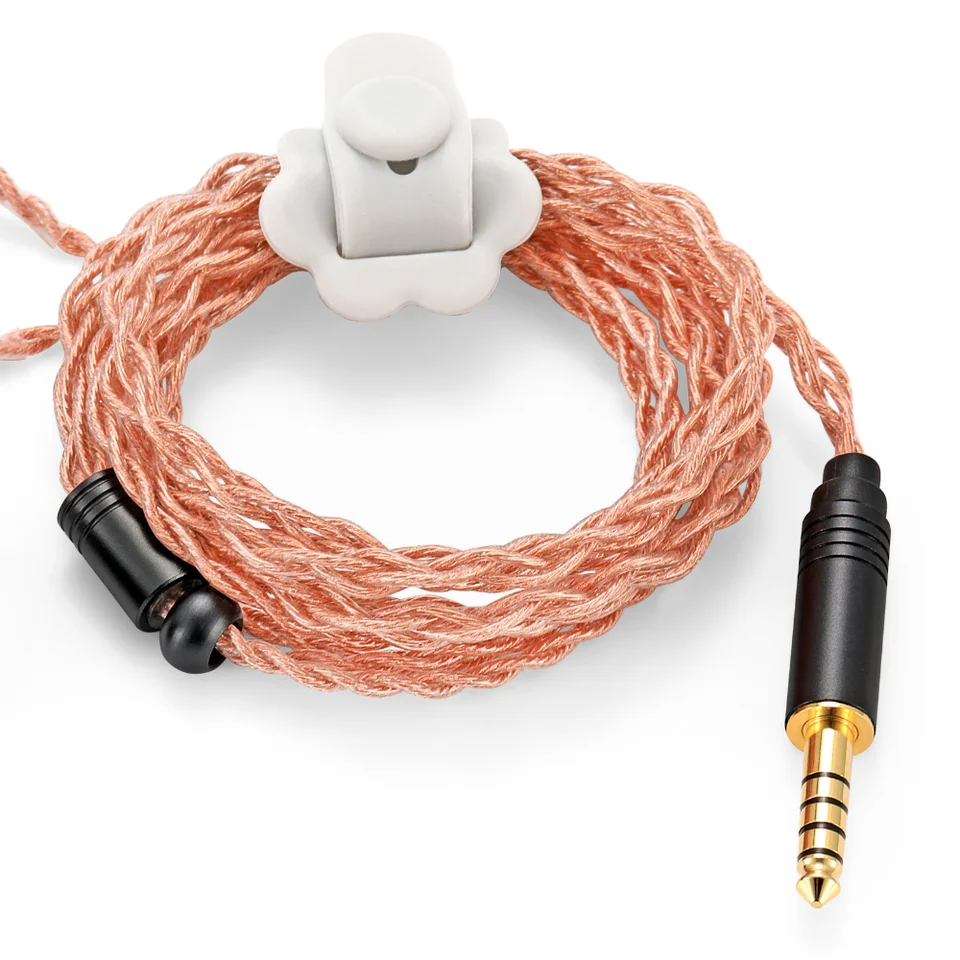 CatchEar CE6T 2Pin 0.78mm 4 Strands OCC Audiophile IEM Cable
