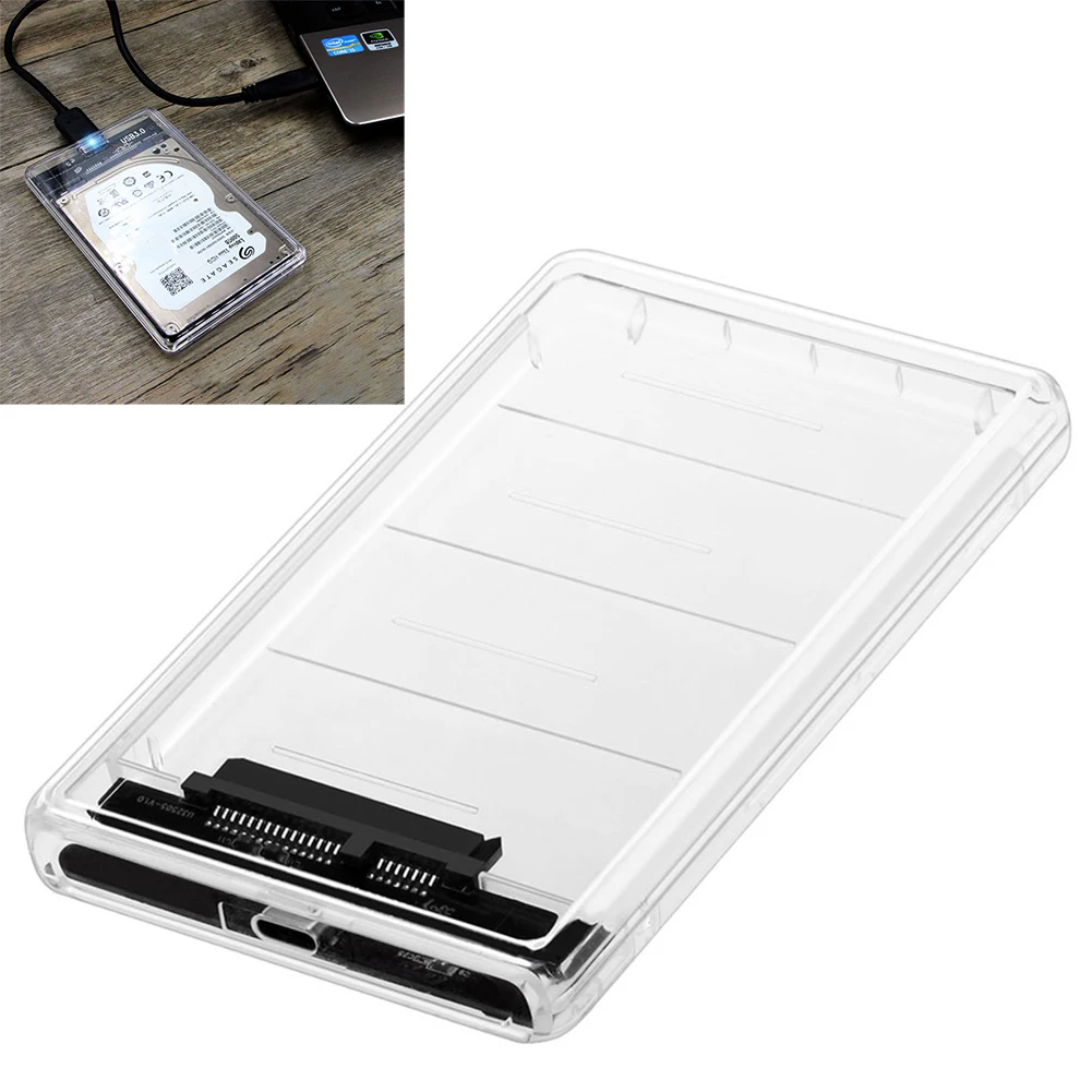 Ʈ º  ϵ ̺ Ŭ, 2.5 ġ HDD SSD Ŭ, USB3.1 C Ÿ  ϵ ũ ̺ ڽ SATA