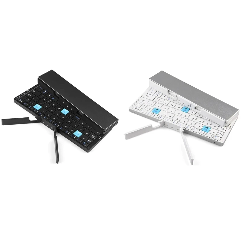 

Compact Folding Keypad Bluetooth-compatible Keyboard for Multiple Devices