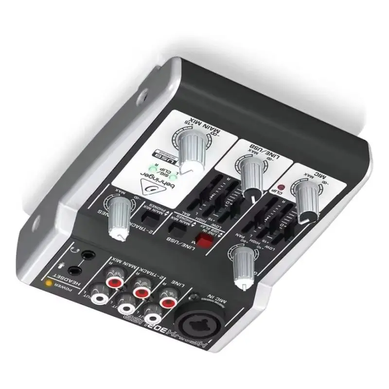 Mixer premium de 5 entradas com pré-amplificador de microfone XENYX e ...