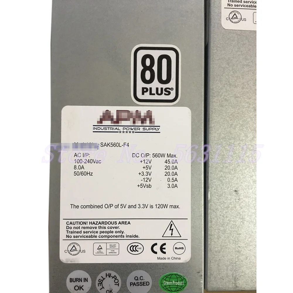 For Network Equipment Power Supply for JUNIPER APM SAK560L F4 561W 100 Test Before Shipment