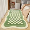 Irregular Art Abstract Warm Bedroom Carpets Modern Home Decor Aesthetic Girls Room Bedside Carpet Comfortable Soft Plush IG Rug 5