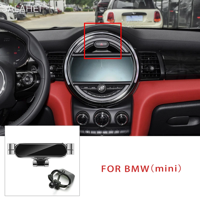 Gravity Car Mobile Phone Holder For Bmw Mini Cooper Countryman F60 F56 One F54 F55 Air Outlet