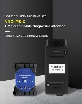 VNCI MDI2 per interfaccia diagnostica per auto GM Supporto CANFD e DoIP, compatibile con TLC, installazione gratuita GDS2, DPS, software Tech2win