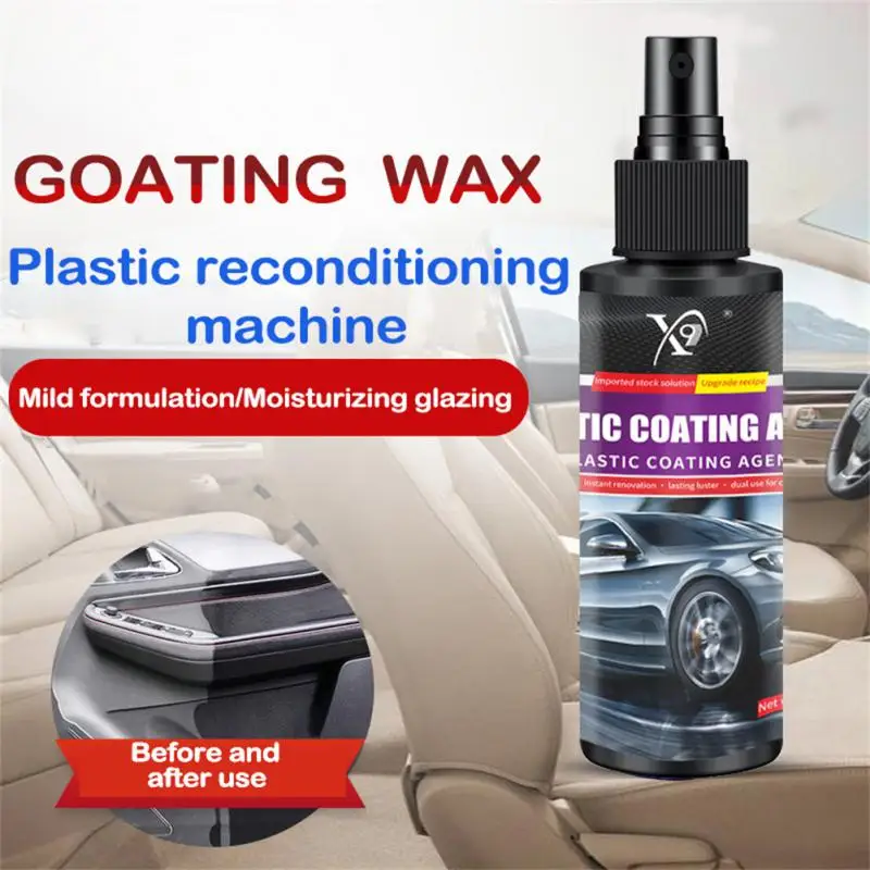 

100ml Auto Plastic Restorer Back To Black Gloss Car Cleaning Products Auto Polish And Repair Coating Renovator For Car Detailing