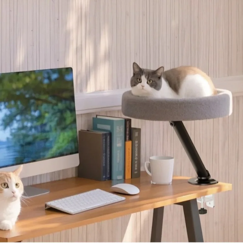 Desktop Round Cat Bed 2