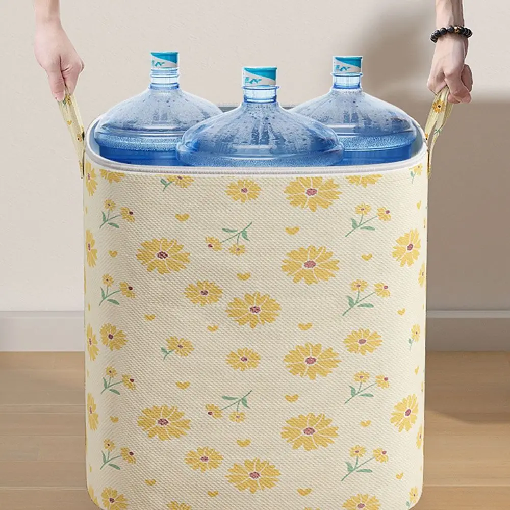 Foldable Quilt Storage Bag Gift Little Daisy with Handles Closet Organizer Non-Woven Sorting Storage Box Home 4