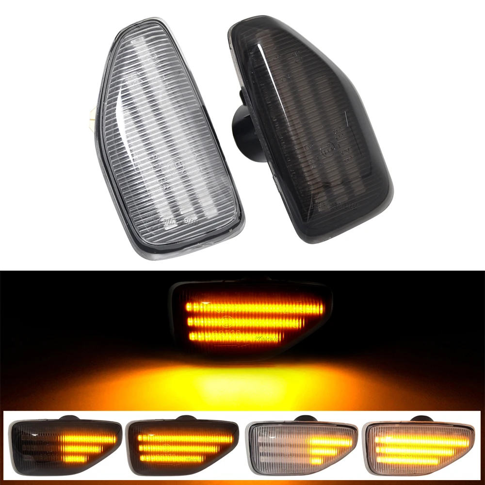Per Dacia Logan 2 Sandero Duster Ii 2012-2020 Renault Stepway Sandero Dynamic Led Side Marker Indicatore Di Direzione Indicatore Luminoso