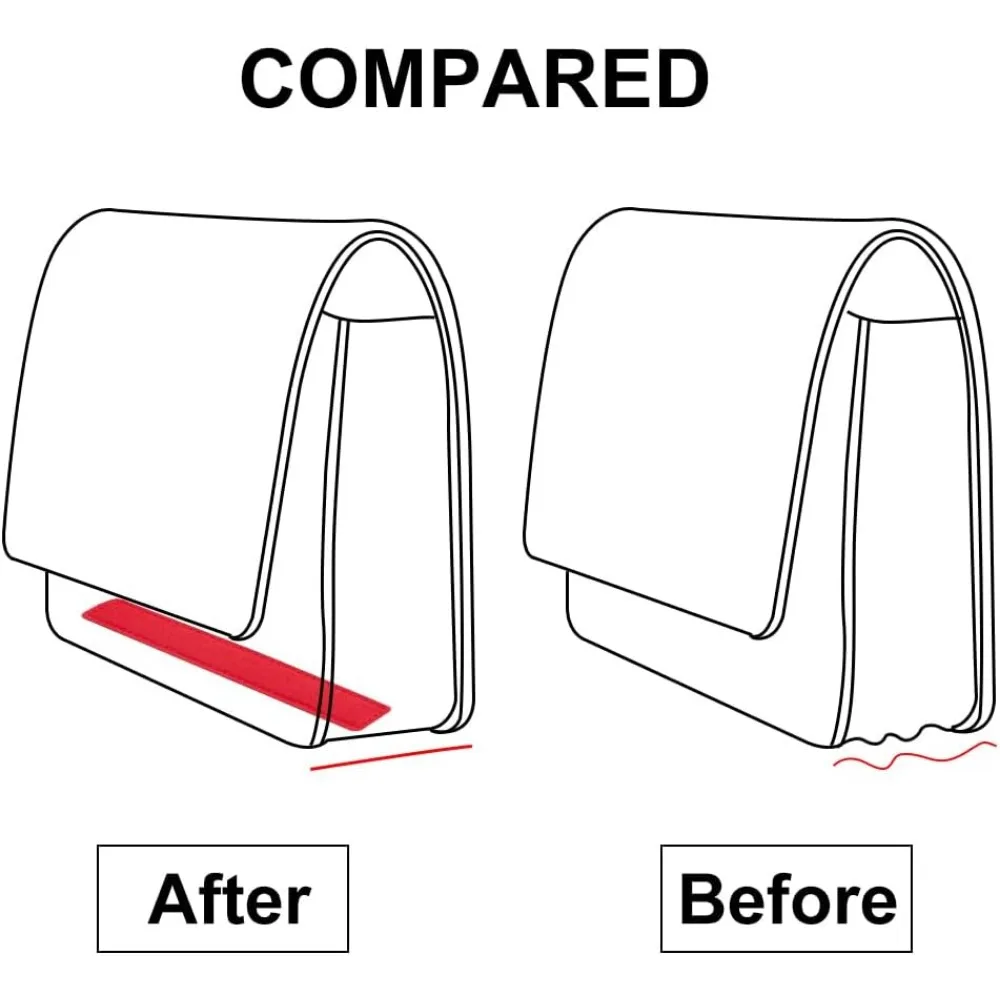 4pcs Base Shaper for WOC Handbag 2 Colors Felt Bag Base Shaper with Wings 10.2/7.1 Inch Rectangle Clutch Bag Bottom
