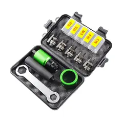 Electric Rivet Nut Drill Adapter Connection Set Professional Riveter Drill Attachment with Removable Handle Alloy M3 M4 M5 M6 M8