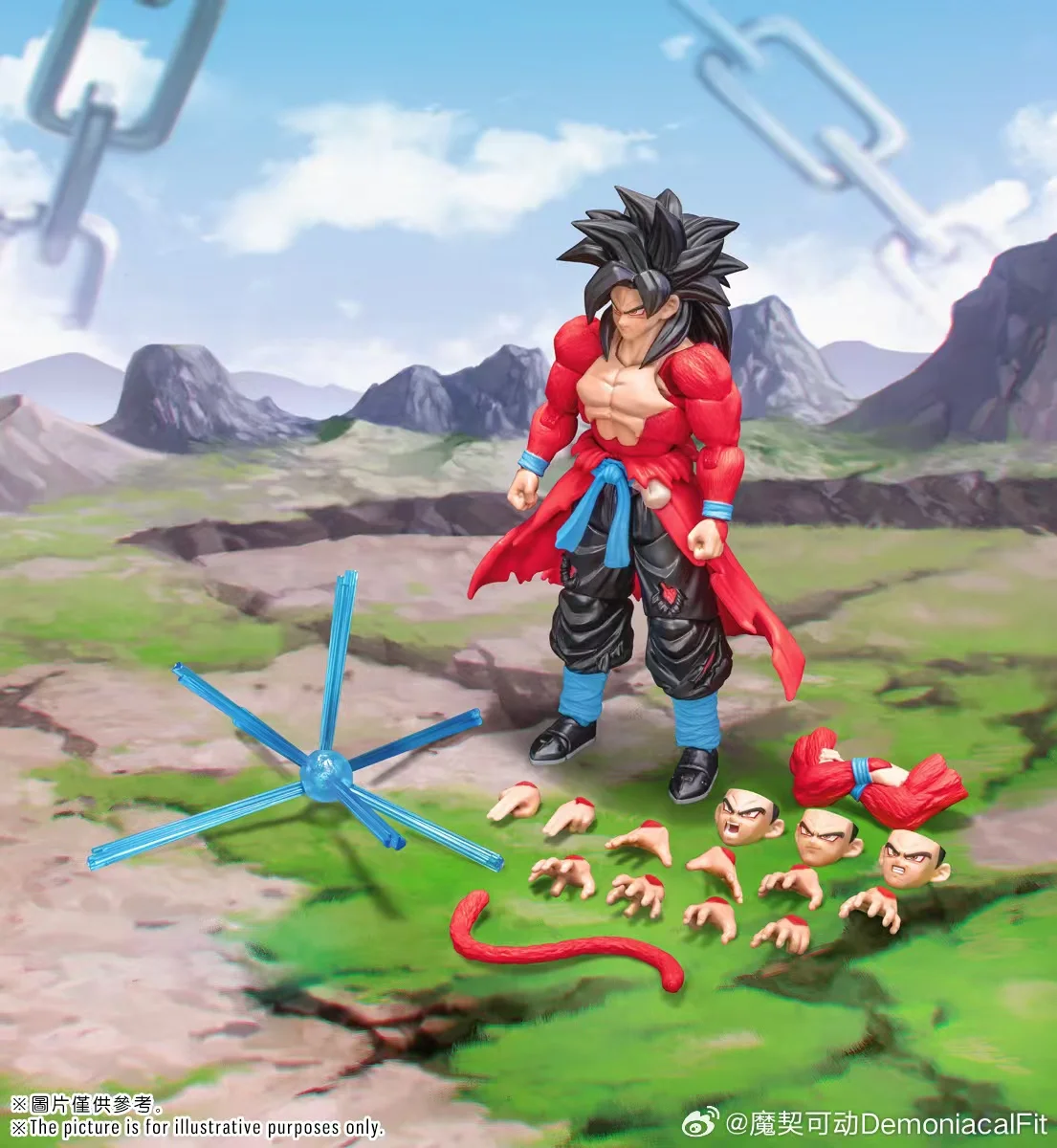 フィギュアドラゴンボール,デモニアカルフィット,df,ssj4,悟空