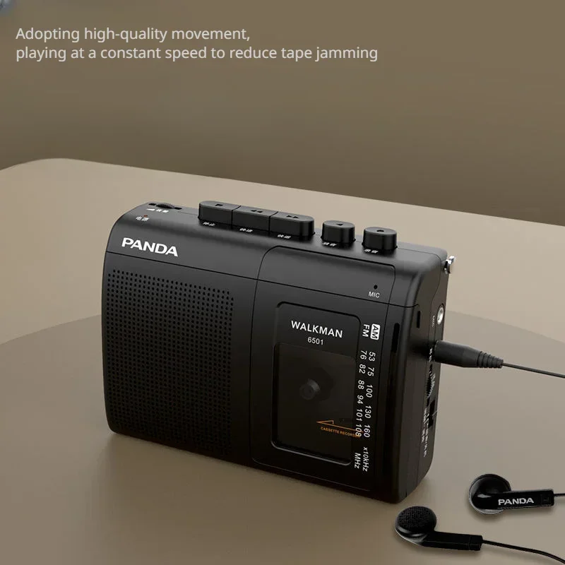 Portable Tape AM/FM Radio Retro Cassette Music Player Walkman Tape Recorders With Loudspeaker Support 3.5mm Headphone Play cassette player