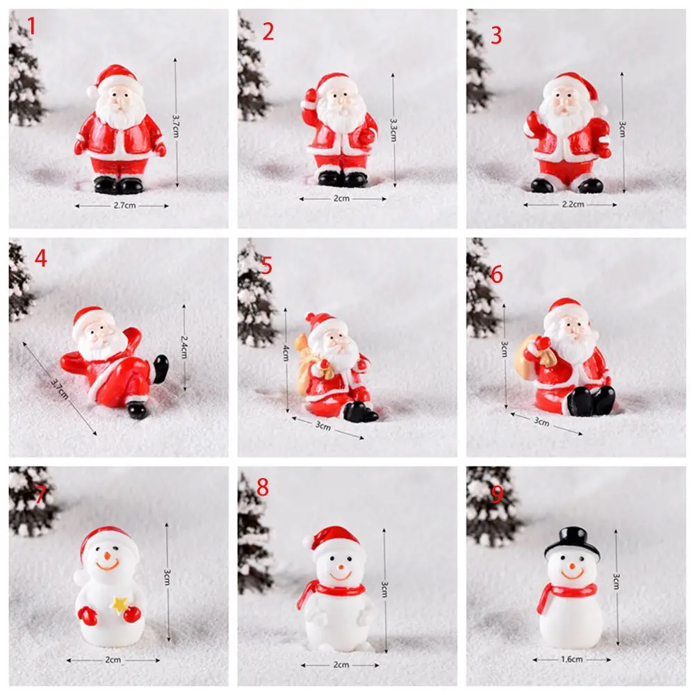 Mini Christmas Tree Garden Decor - Cute Holiday Ornament & Micro Landscape Figurine
