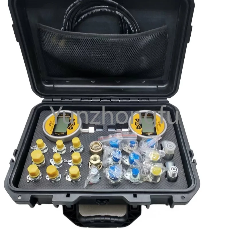 

Construction machinery parts universal digital pressure gauge hydraulic pressure gauge test kit for mechanic