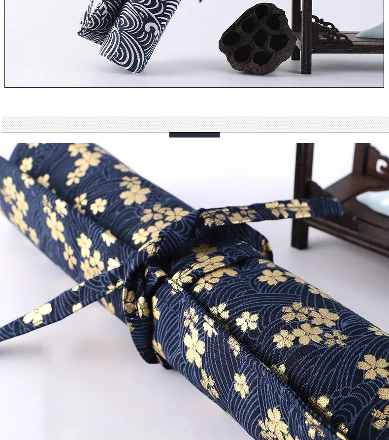 Aquarelle Pinsel Stift Bleistift Taschen Rollen Chinesische Kalligraphie Aquarell Pinsel Bleistift Beutel Leinwand Einfache Tragbare Federmäppchen – Detail 6