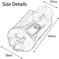 Electric Pencil Sharpener Blade, Suitable for No.2/Colored Pencils(6-8mm)/School Pencil Sharpener/Classroom/Office/Home 4Pcs/Set 6