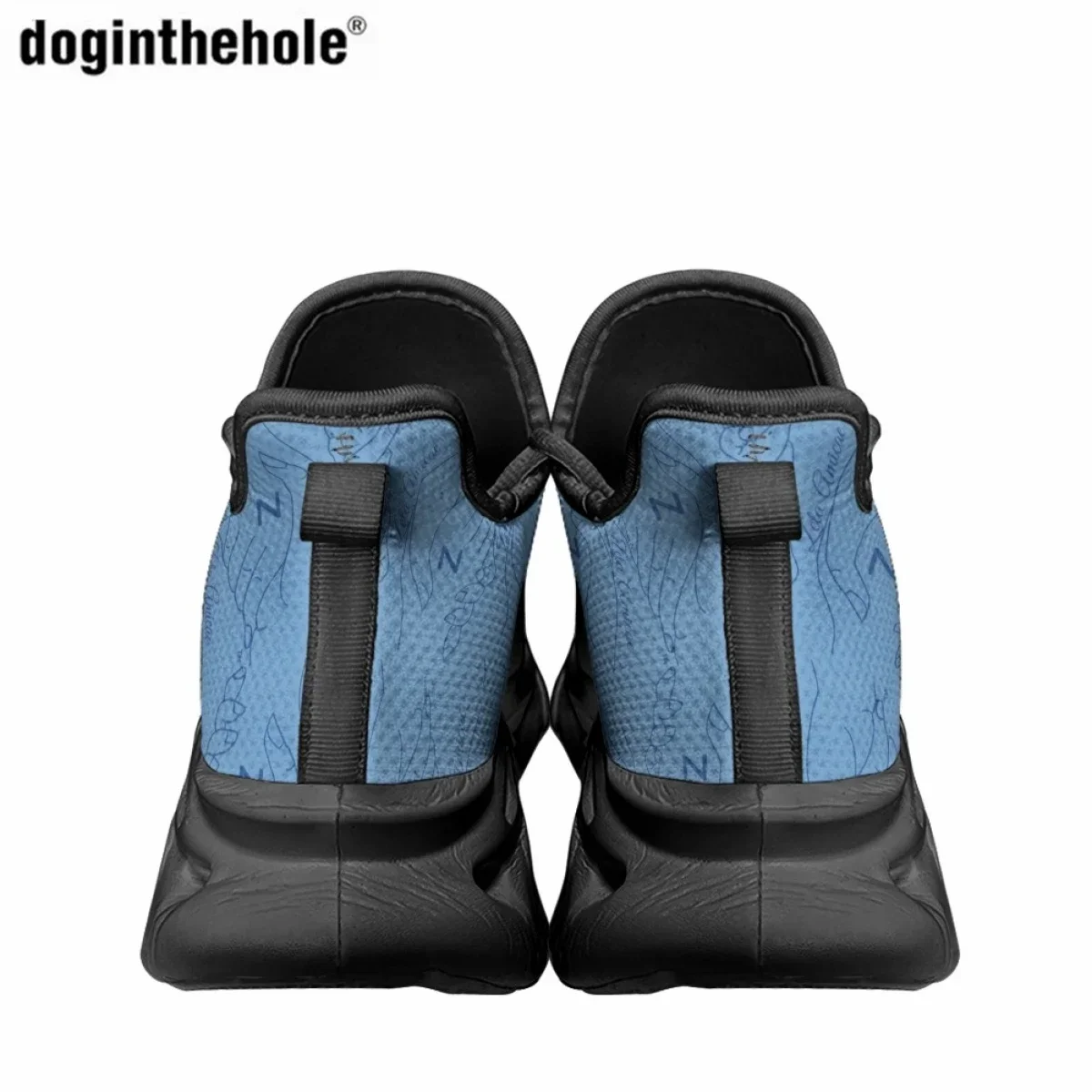 Zeta Amicae Sorority Women's Casual Shoes Comfort Breathable Outdoor Sports Shoes Classic Lace Up Non-slip Sneakers