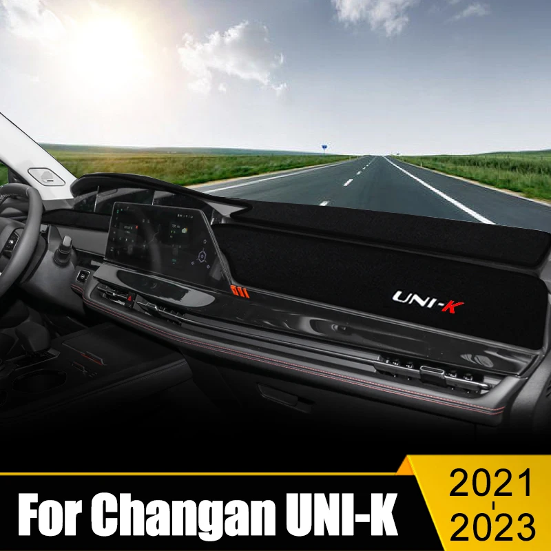 

For Changan UNI-K 2021 2022 2023 Car Dashboard Cover Avoid Light Pad Sun Shade Anti-UV Carpets Non-Slip Case Mat Accessories