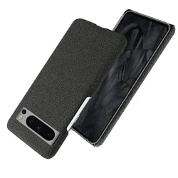Luxury Fabric Antiskid Phone Case - Premium Cloth Cover - Pixel 8 Pro (Black)