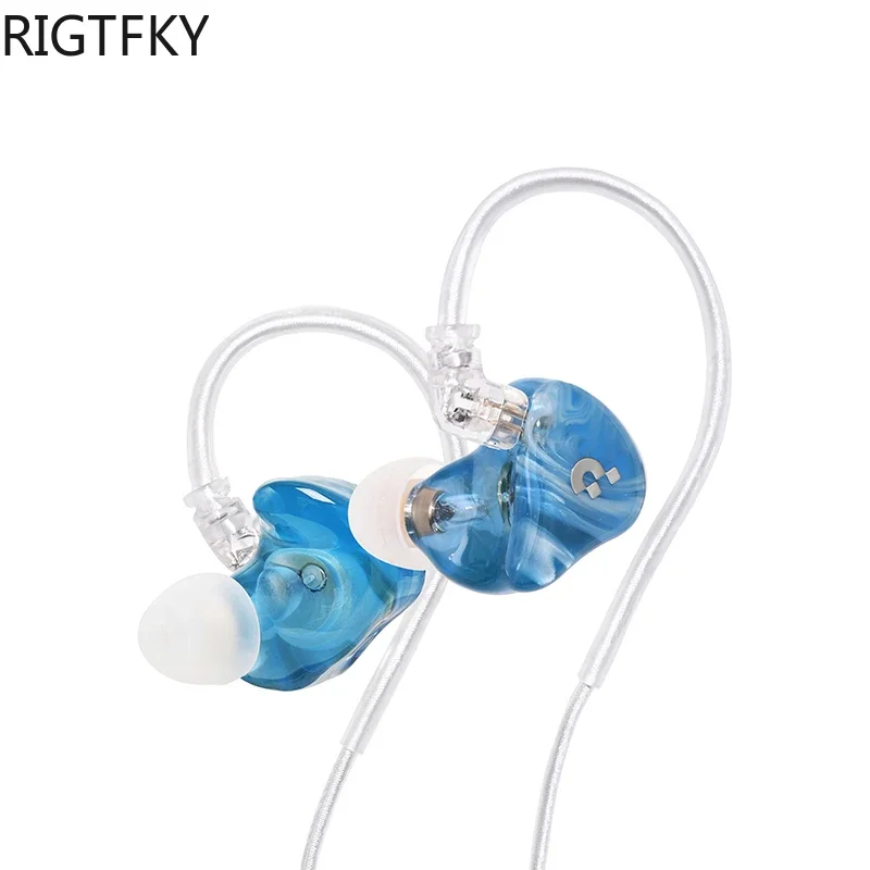 Wired In Ear Earphones COONY CN1 Resin Interchangeable HIFI TypeC Monitoring
