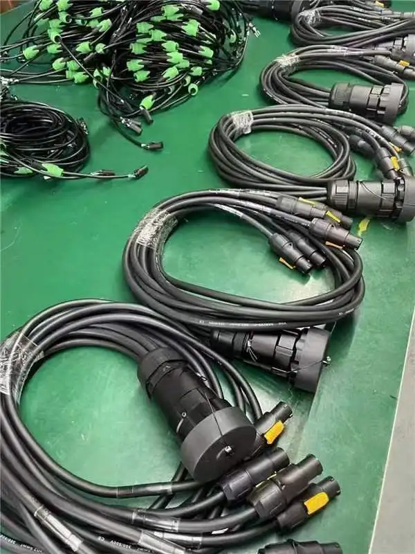 19-Pin Socapex Splitter-Steckverbinder 6-Wege Männlich-Weiblich Soca Break Fan In/Out Mehrfachstecker für 6-Kanal 2,5mm² Kabel – Detail 5