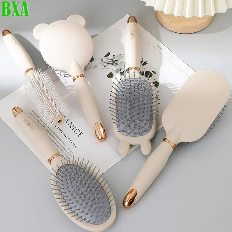 

1pc Head Massage Comb Cute Comb Anti Static Exhaust Air Cushion Comb Home Women Long Hair Curling Fluffy Air Bag