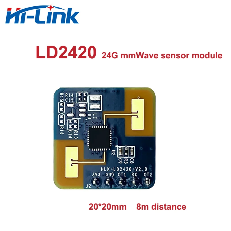 New 24G HLK-LD2420 mmWave 8M Radar Sensor Motion Module for Moving