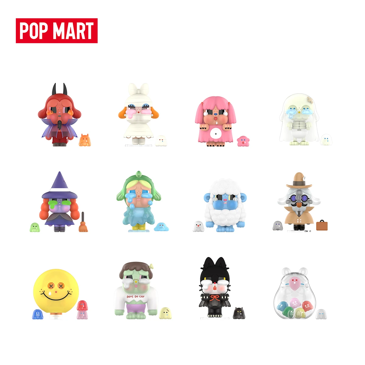 POP MART CRYBABY Monster Tears Series Caixa Misteriosa 1PC/12PCS
