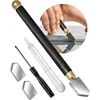 TC-17 Professional Glass Cutting Wheel Glass Cutting Hand Tool Glass Cutter Ceramic Tile Cutter TC-17 B Toyo Type Metal Handle 3
