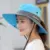 Womens UV Protection Wide Brim Sun Hats Cooling Mesh Ponytail Hole Cap Foldable Travel Outdoor Fishing Hat 7
