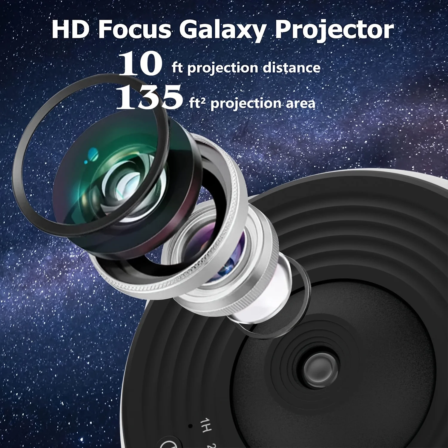 12 in 1 Projector Galaxy Projector Starry Sky Night Lamp LED Novelty Light for Planetarium Home Decor Children's Birthday Gift 4