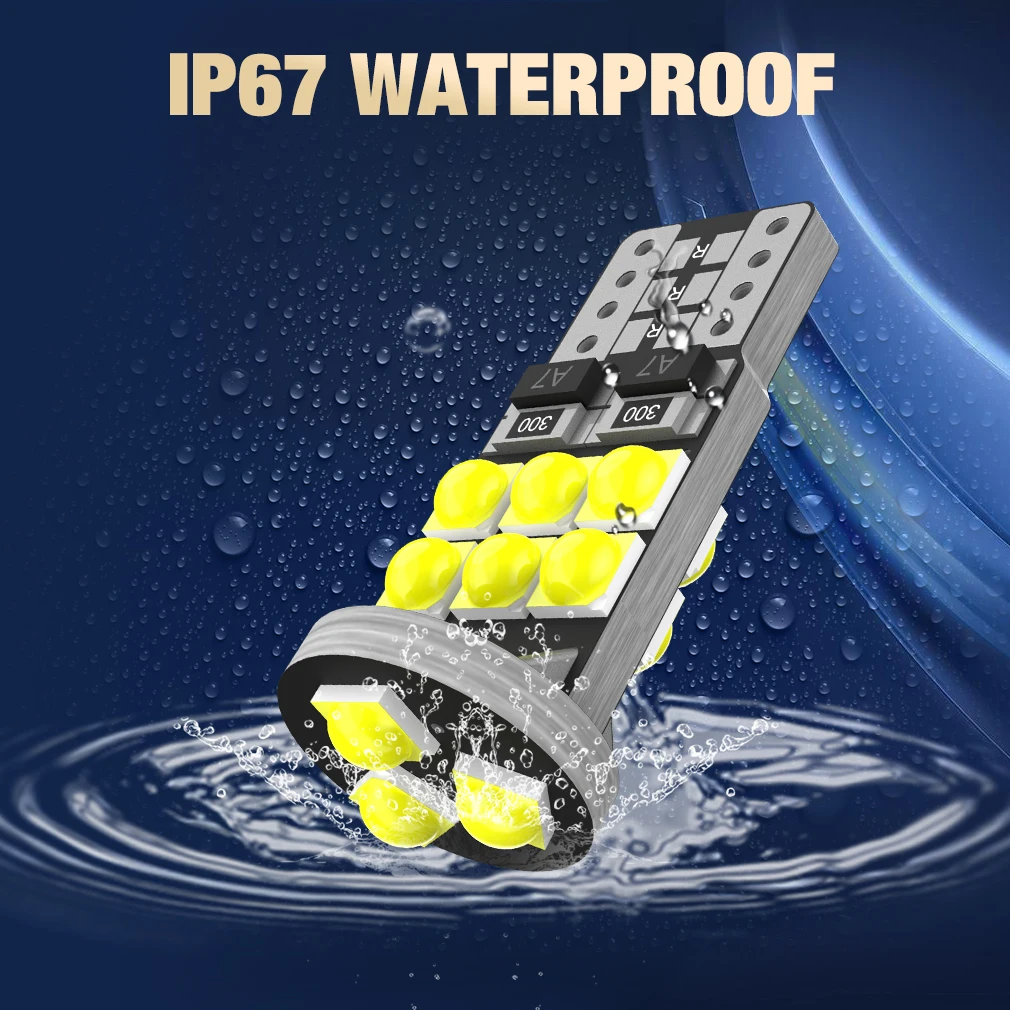 5pcs T10 W5W 194 501 Led Canbus   ڵ ׸  T10 15 SMD 3030 Ĩ   Ǳ    12V