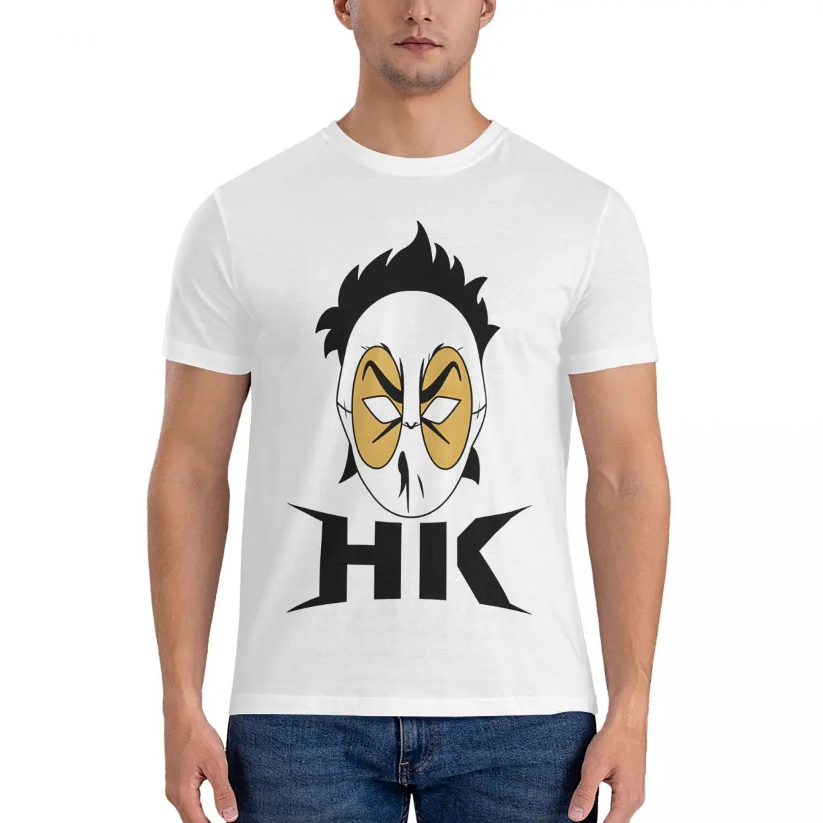 

Футболка мужская с круглым вырезом, 100% хлопок, с коротким рукавом