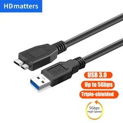 High-Speed USB 3.0 to Micro B External Hard Drive Cable - 0.6M (Check note)