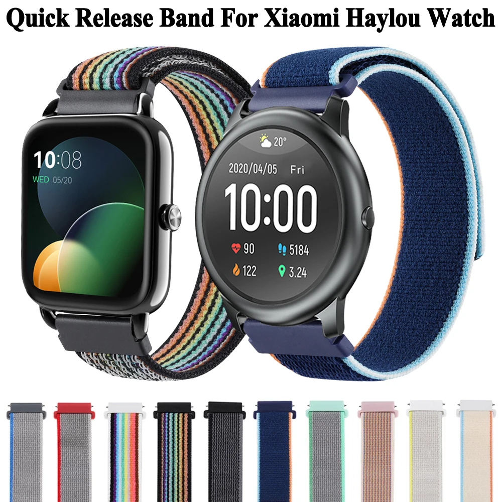 Watch Band Ls02 Ls05 Nylon Strap For Xiaomi Haylou RS4 Plus /LS12