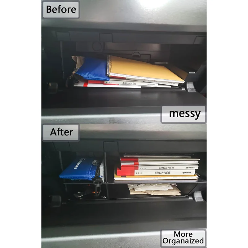 Glove Box Lid Glove Box Dividers Organizer for Toyota 4Runner Lexus GX 460