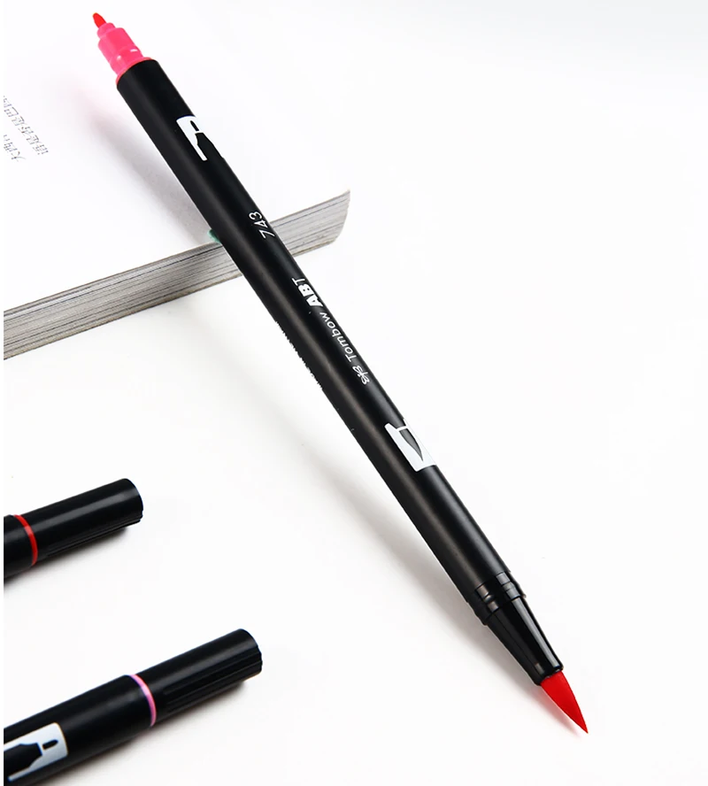 Pennarelli Tombow ABT-856 A Doppia Punta - Acqua, 95 Colori