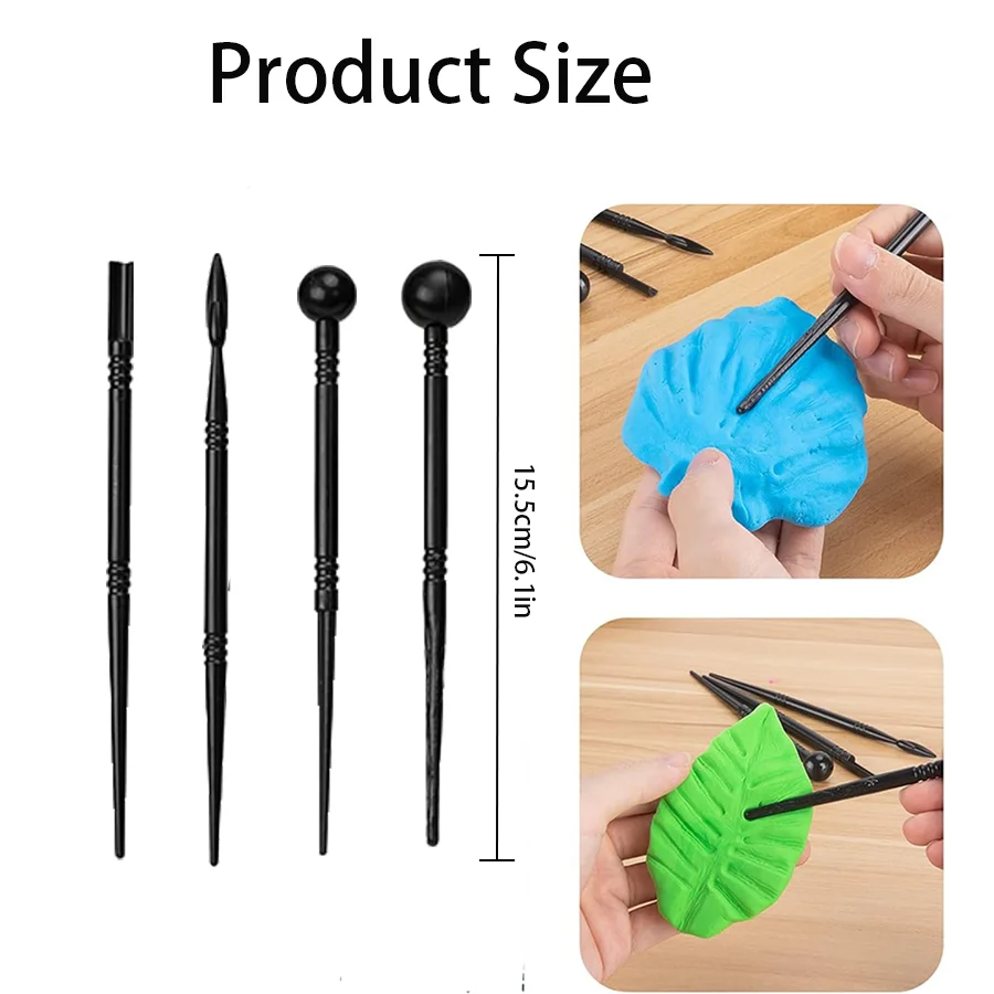 43/24PCS Pottery Clay Tools Kit Polymer Clay Sculpting Tools Air Tools Set for Ceramic Craft Carving Modeling Shaping polymer clay tools pottery tools clay sculpting tools pottery sculpting tools clay craft tool