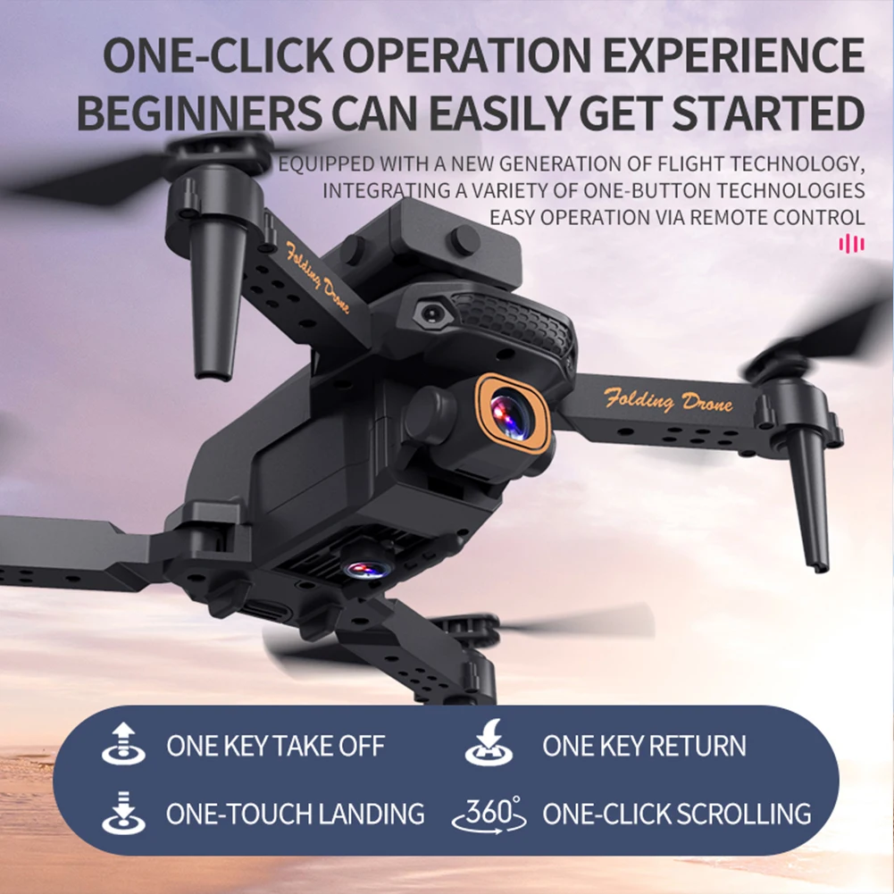 

Professional Drone Folding Aerial-Drone With Obstacle Avoidance 4K 1080P Camera Height Hold RC Adjustables Lens Quadcopters Toys